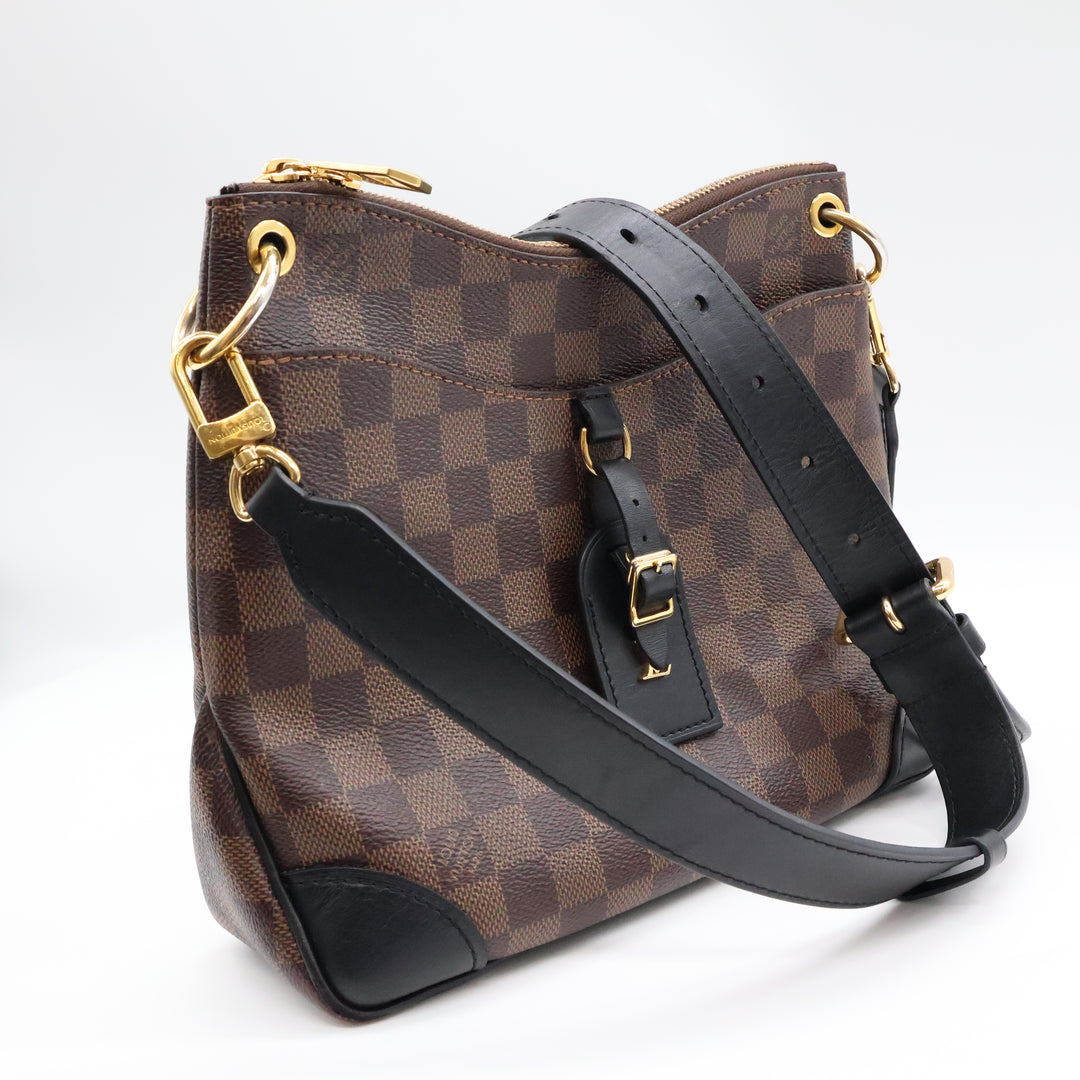 Louis Vuitton Damier Brown Odeon PM Crossbody Bag