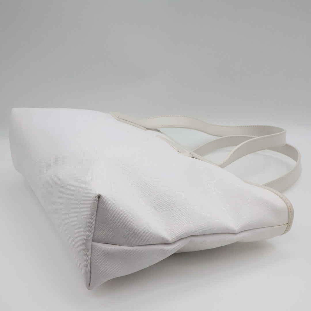 Gucci GG Canvas White Tote Bag