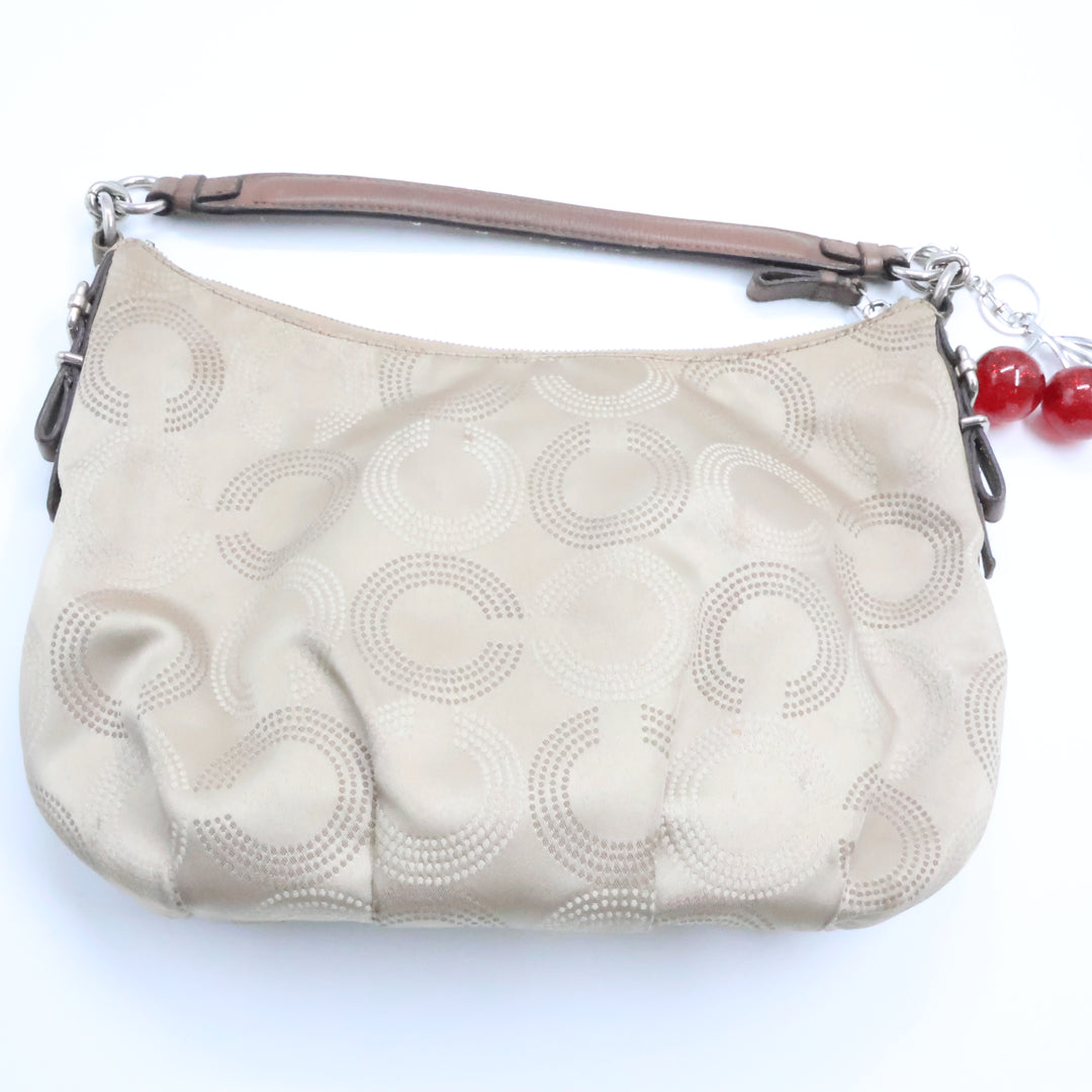 Coach Beige Madison Hobo Handbag