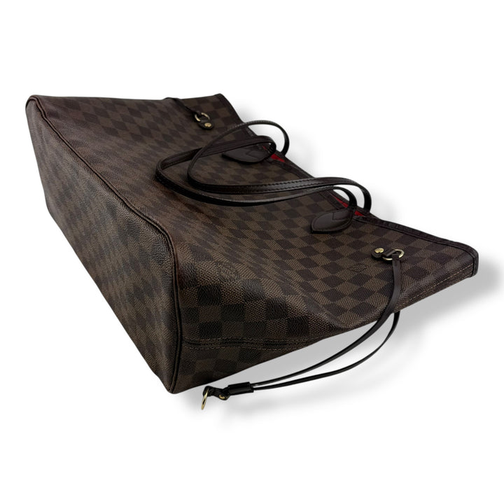 Louis Vuitton Brown Damier Neverfull MM Handbag