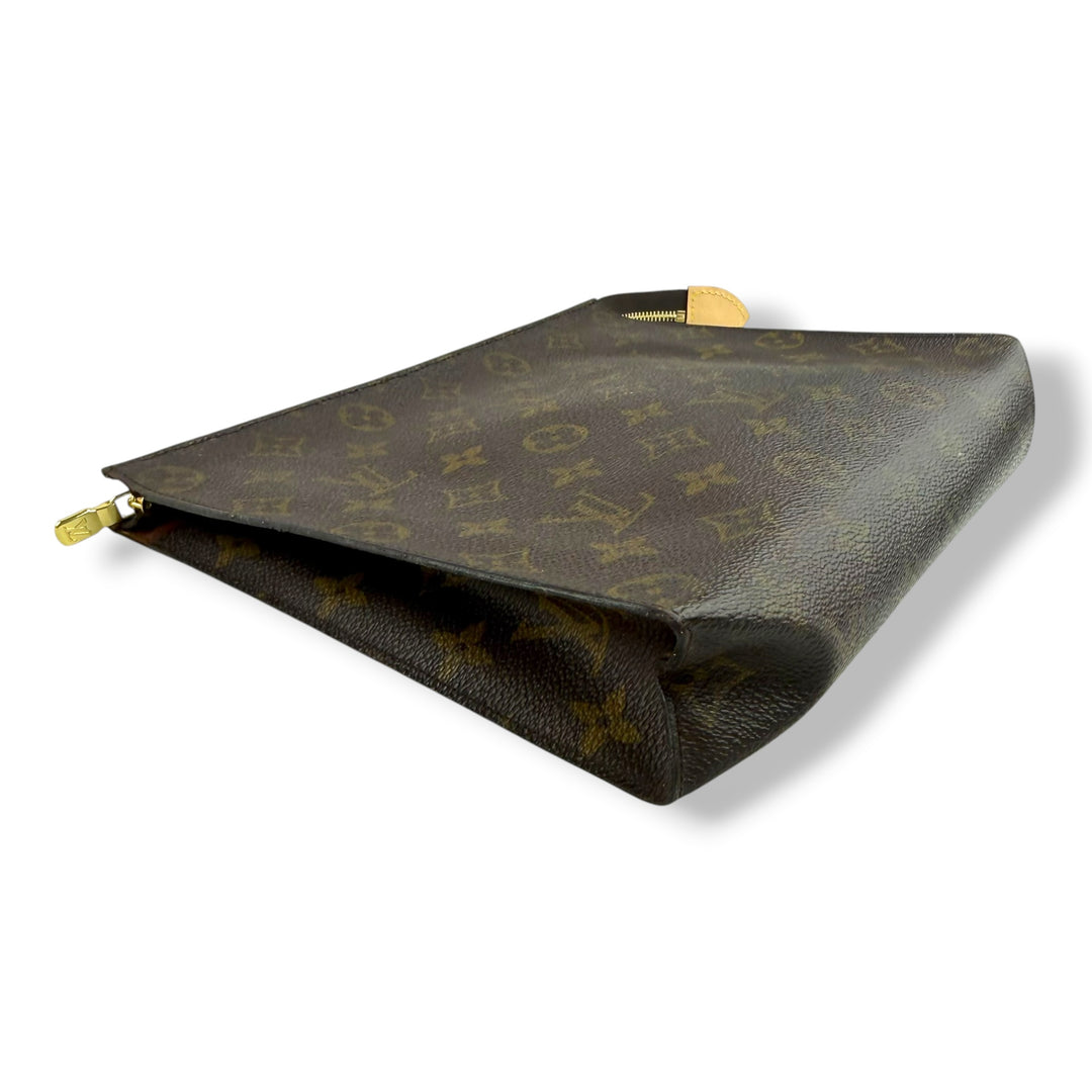 Louis Vuitton Vintage Brown Monogram Toiletry 26 Pouch