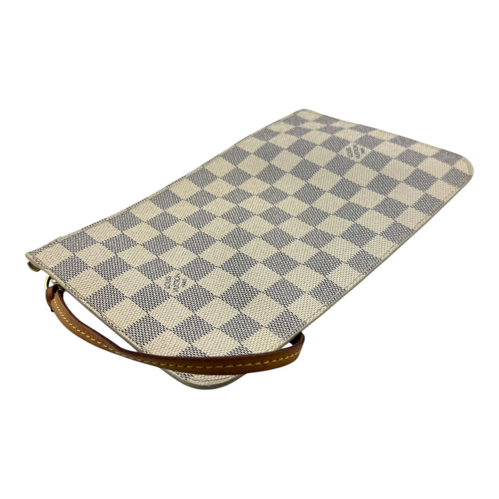 Louis Vuitton Damier Azur Neverfull Clutch Pouch