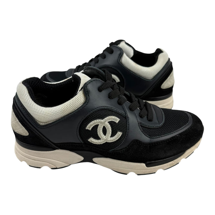 Chanel CC Runner Trainers Black/White UK 3 / EU 36