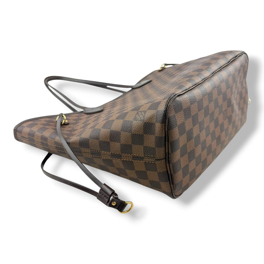 Louis Vuitton Brown Damier Neverfull MM Handbag