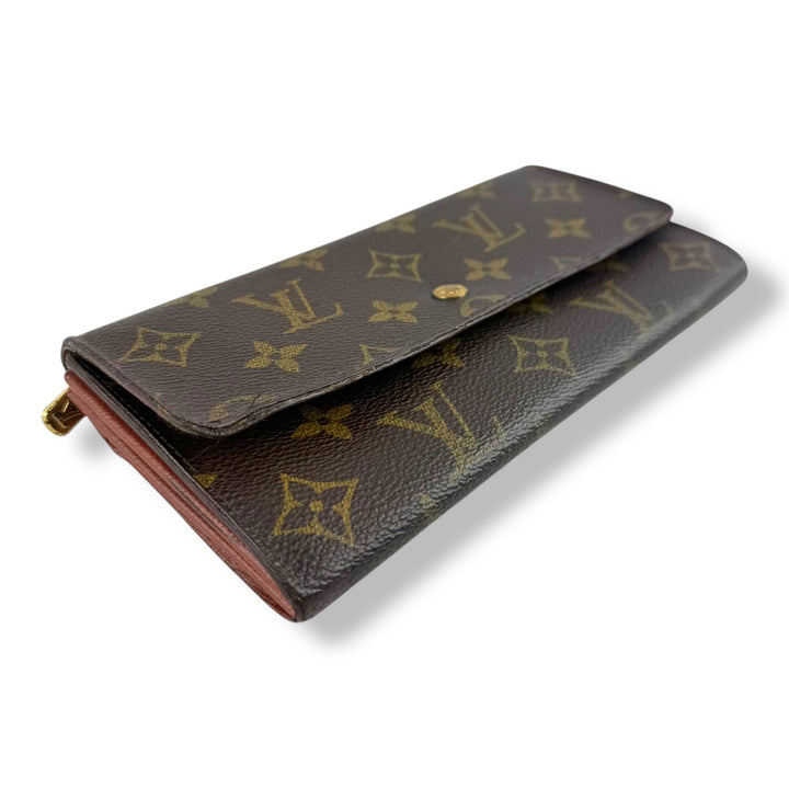 Louis Vuitton Sarah Brown Monogram Femme Wallet