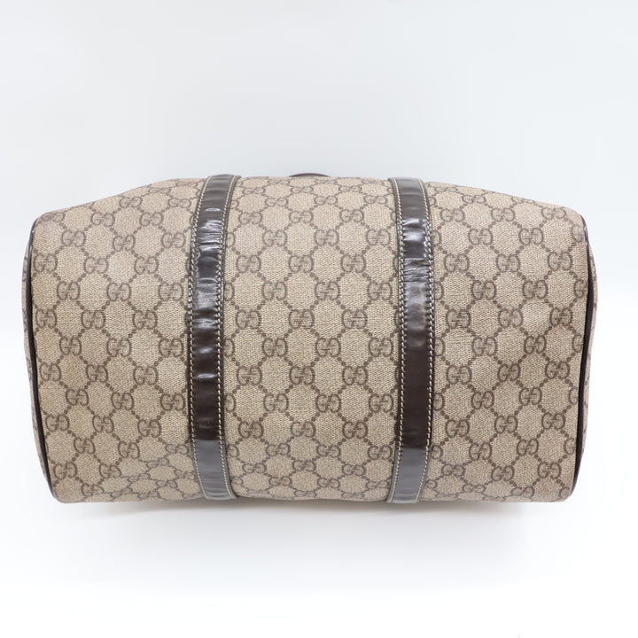 Gucci GG Beige Boston Duffle Handbag