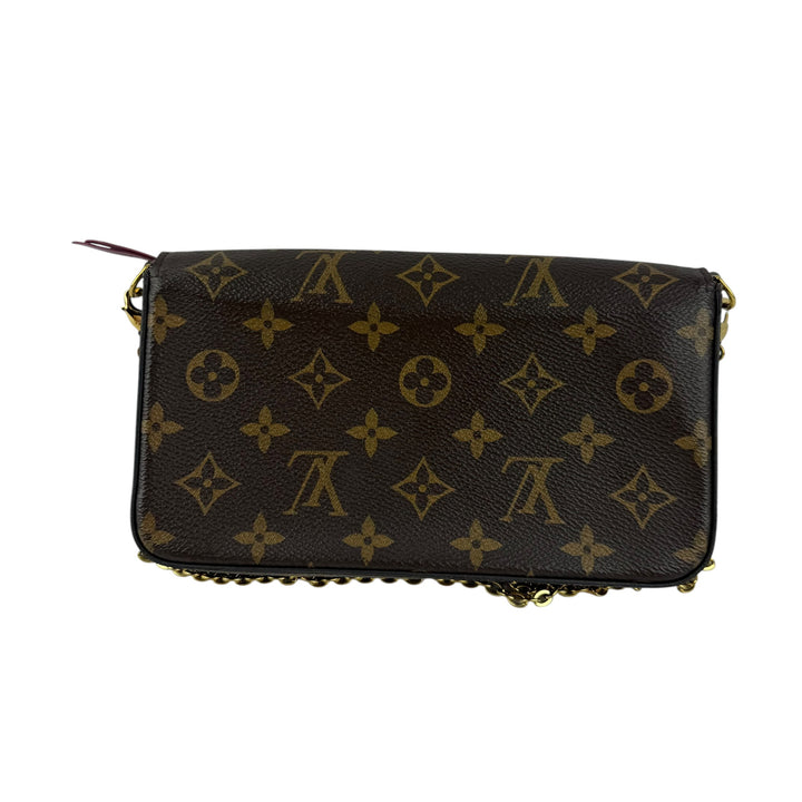 Louis Vuitton Felicie Pochette Brown Monogram Handbag