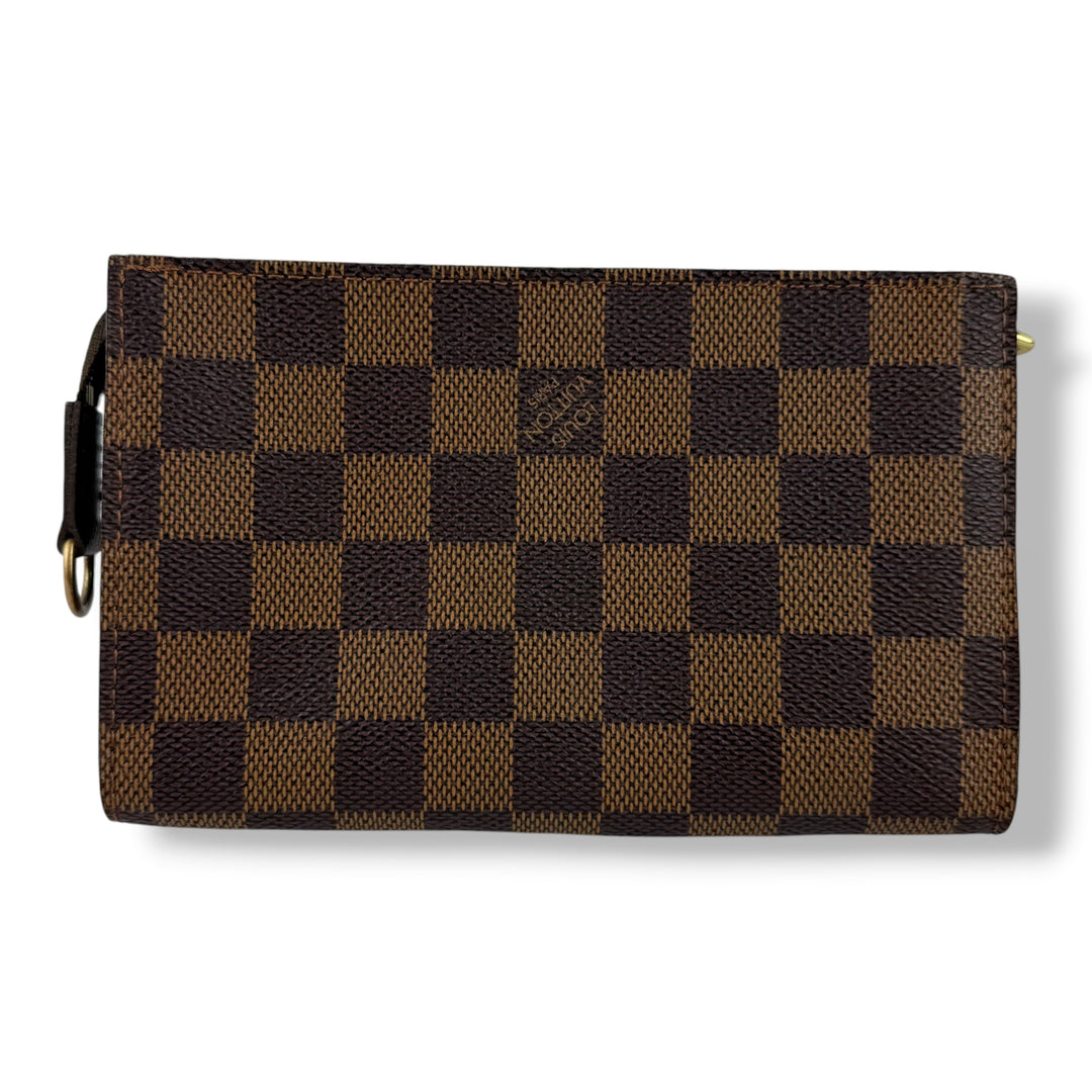 Louis Vuitton Brown Damier Classic Signature Mini Bucket Pouch Bag