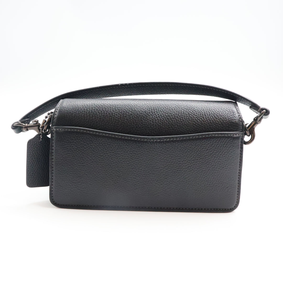 Coach Tabby 20 Black Leather Handbag