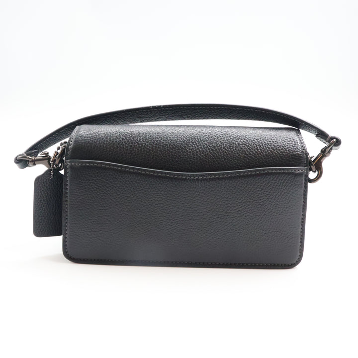 Coach Tabby 20 Black Leather Handbag