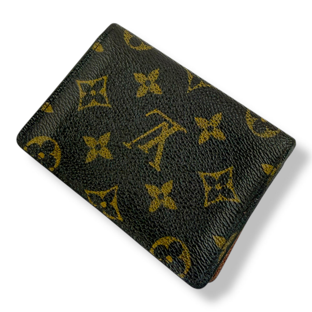 Louis Vuitton Brown Monogram Card Wallet