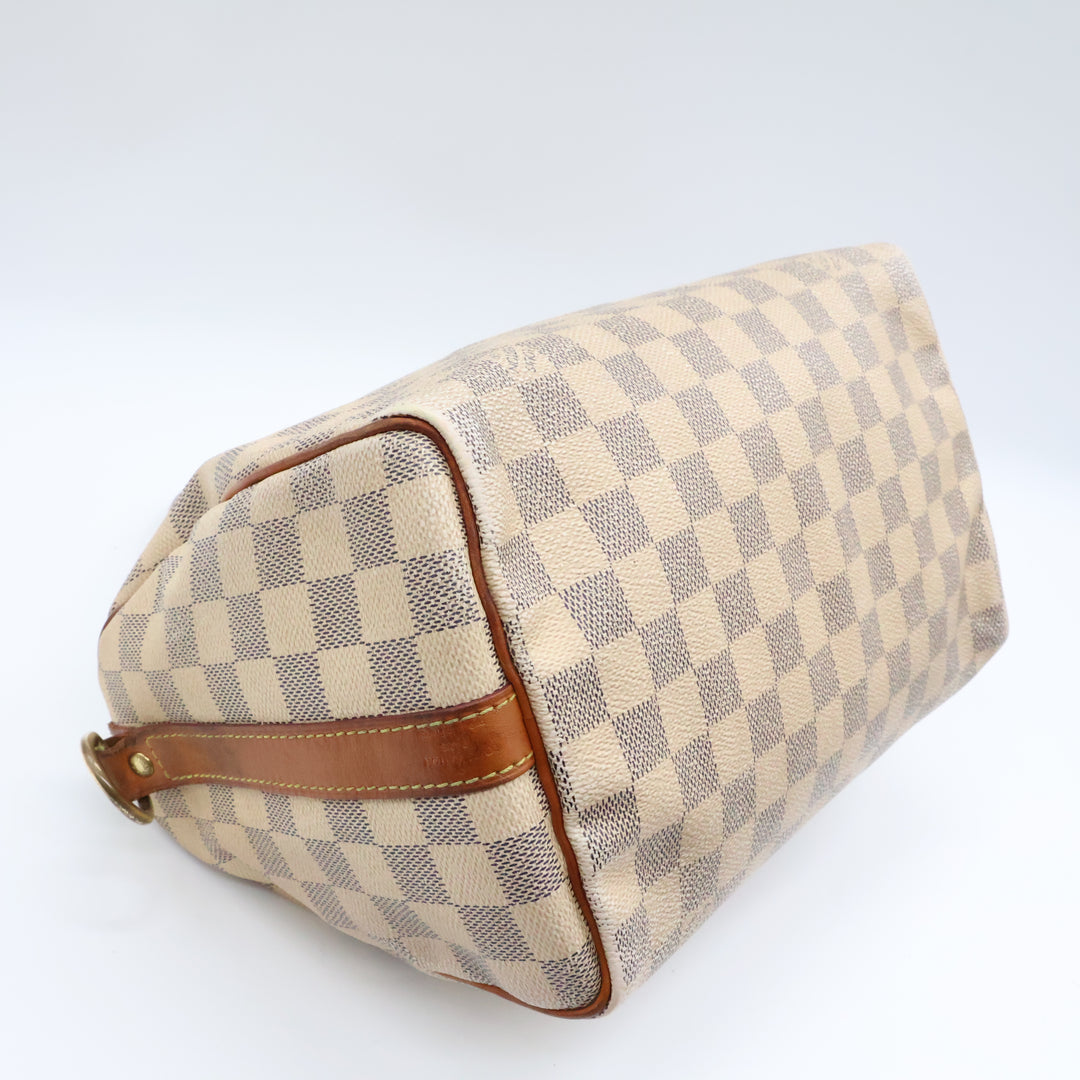 Louis Vuitton Damier Azur Speedy Bandouliere 25 Handbag