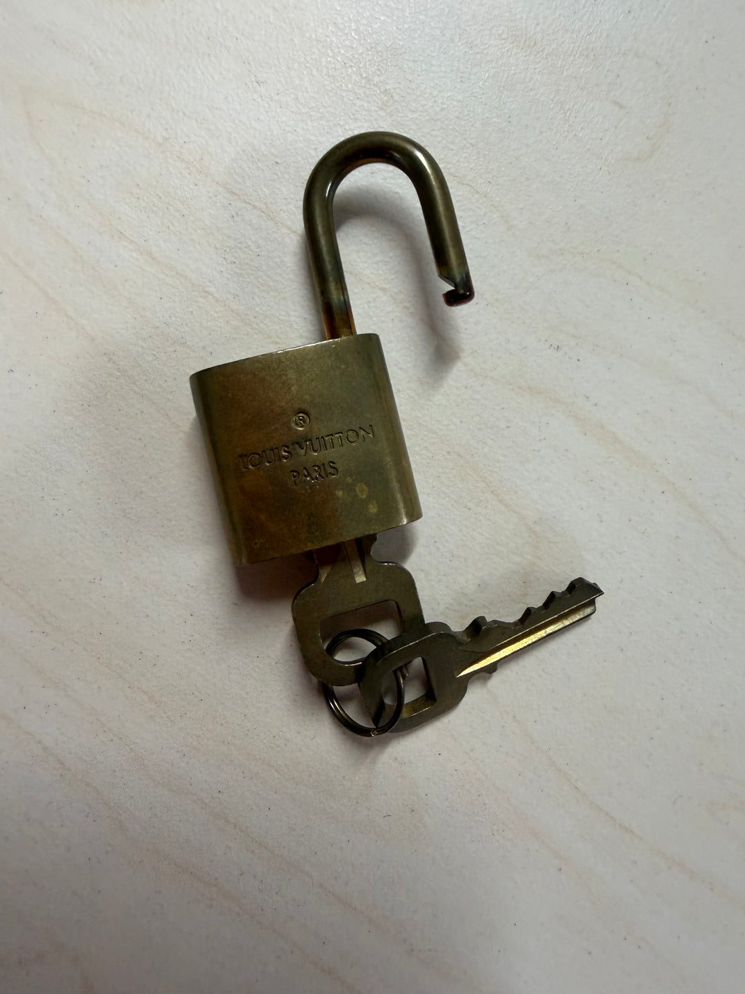 Louis Vuitton Padlock + Key Set