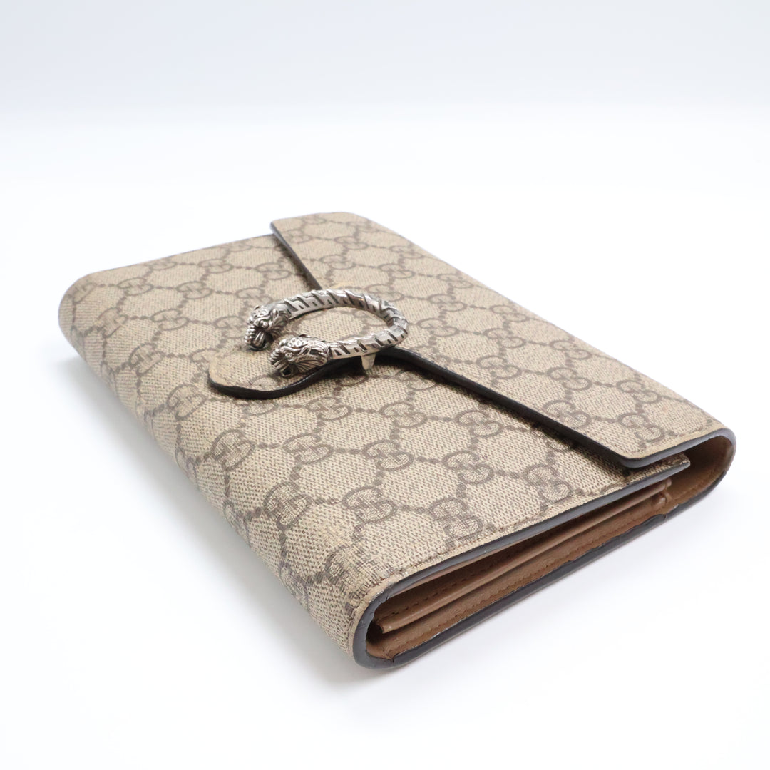 Gucci GG Dionysus Beige Wallet On Chain Handbag