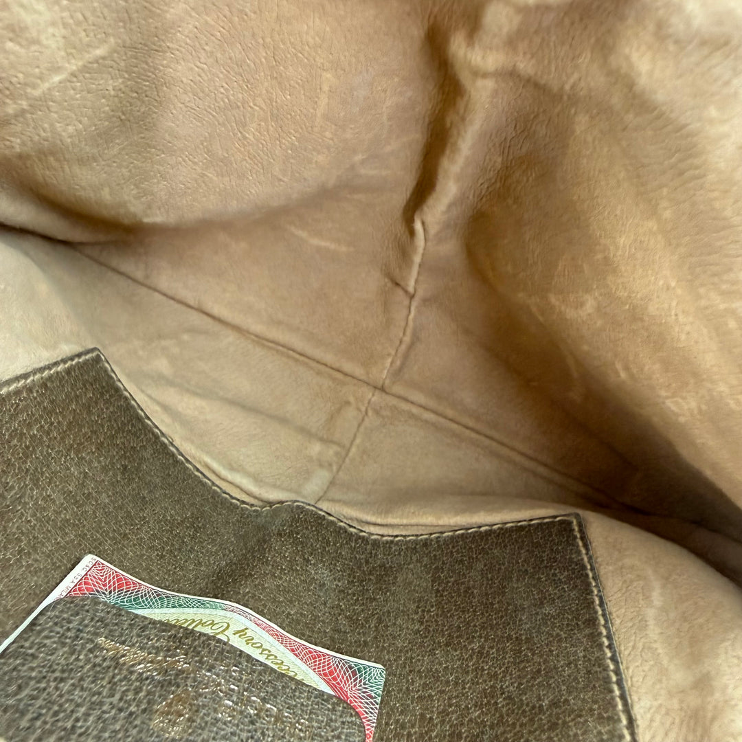 Gucci Vintage Beige Sherry Line Crossbody Handbag
