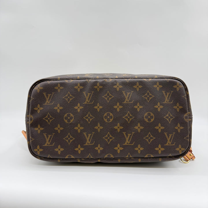 Louis Vuitton Brown Monogram Neverfull MM Handbag