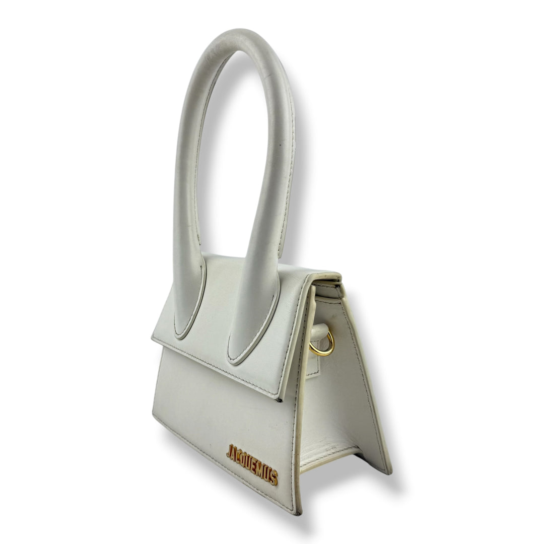 Jacquemus Le Chiquito Medium White Moyen Crossbody Handbag