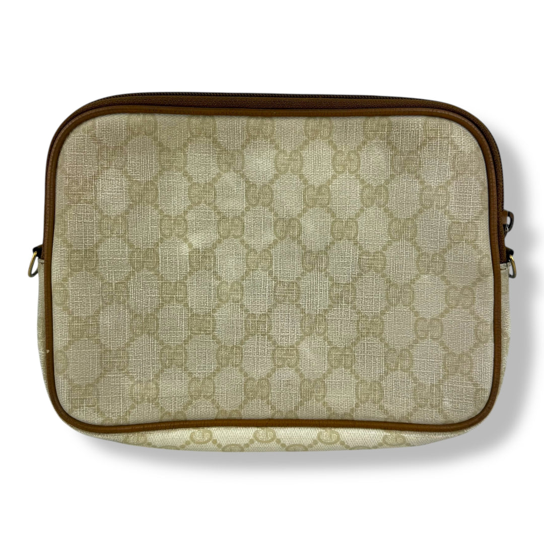 Gucci GG Monogram Cream Shoulder Crossbody Bag