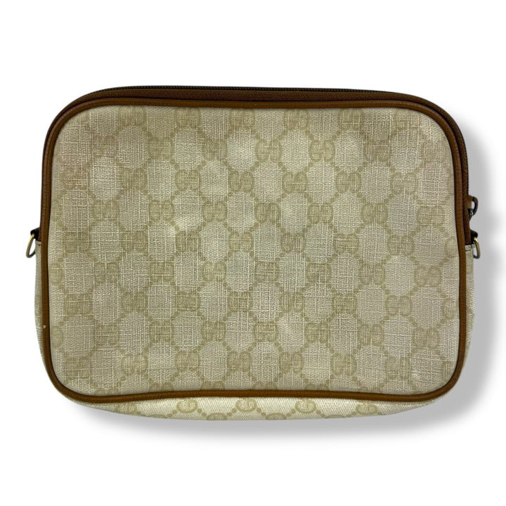 Gucci GG Monogram Cream Shoulder Crossbody Bag