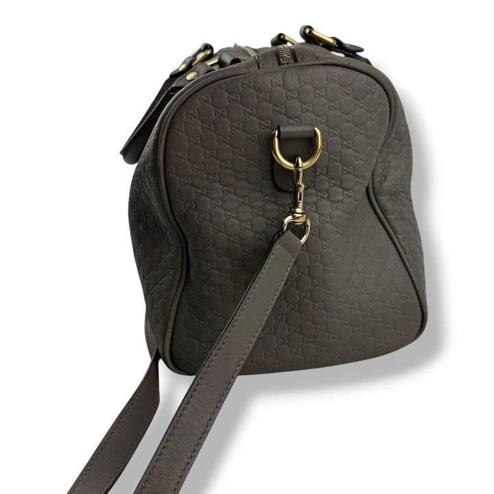 Gucci Guccissima Beige GG Monogram Boston 30 Bag