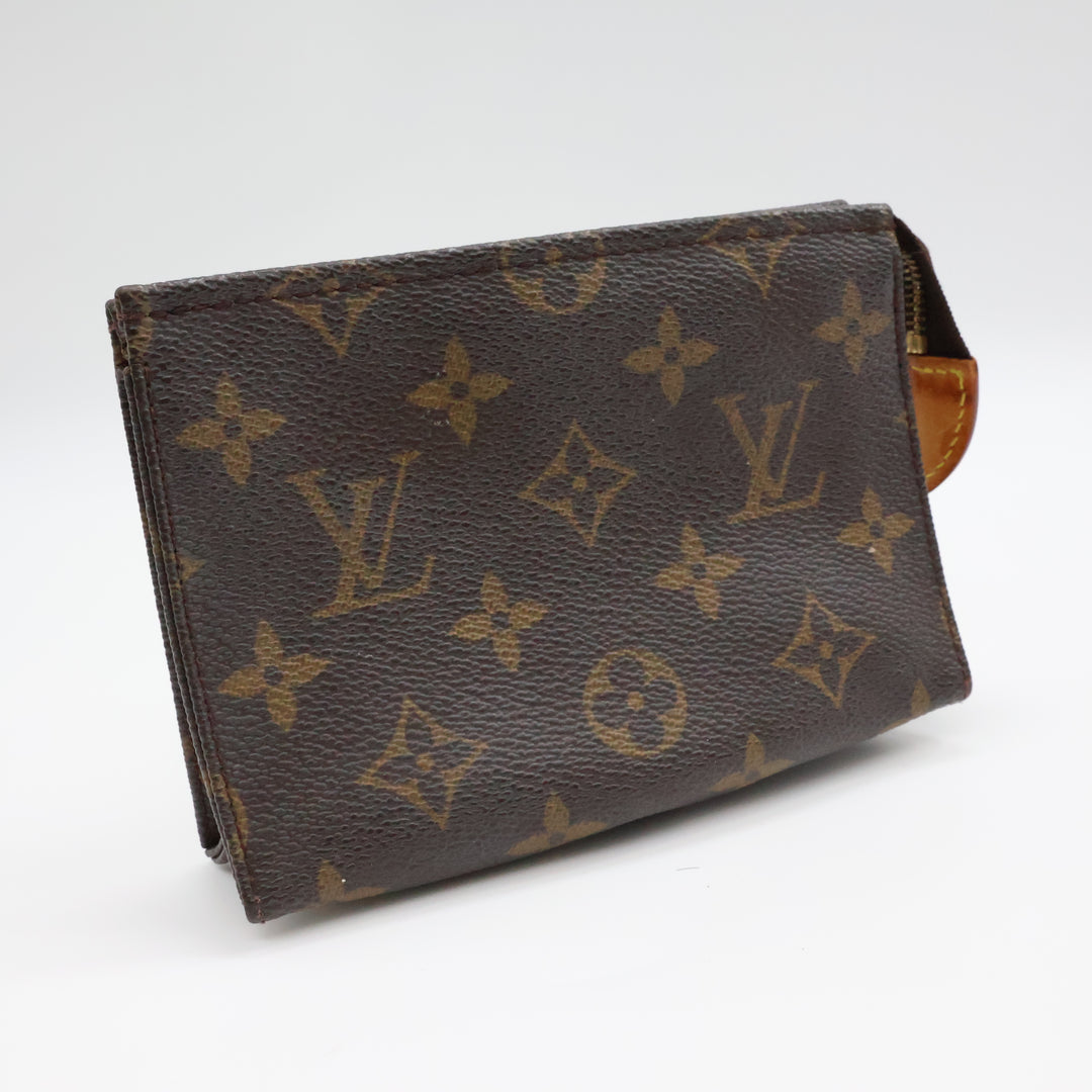 Louis Vuitton Brown Monogram Toiletry Pouch 15 Bag