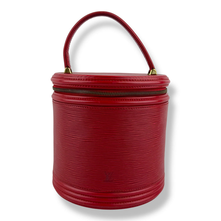 Louis Vuitton Red Epi Leather Cannes Handbag