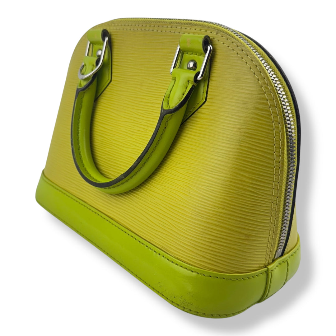 Louis Vuitton Alma BB Epi Leather Neon Handbag