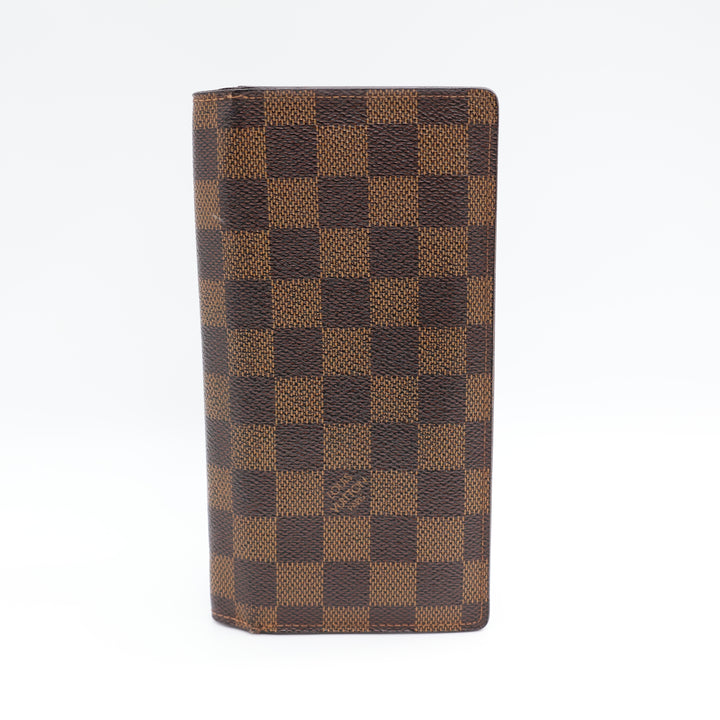 Louis Vuitton Brazza Long Bifold Brown Damier Wallet