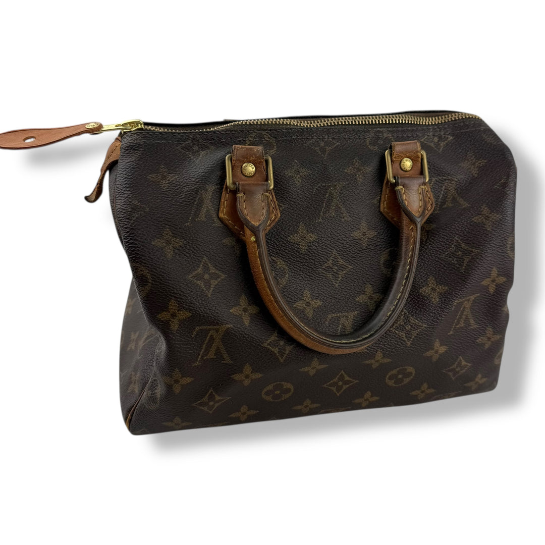 Louis Vuitton Brown Monogram Speedy 25 Handbag