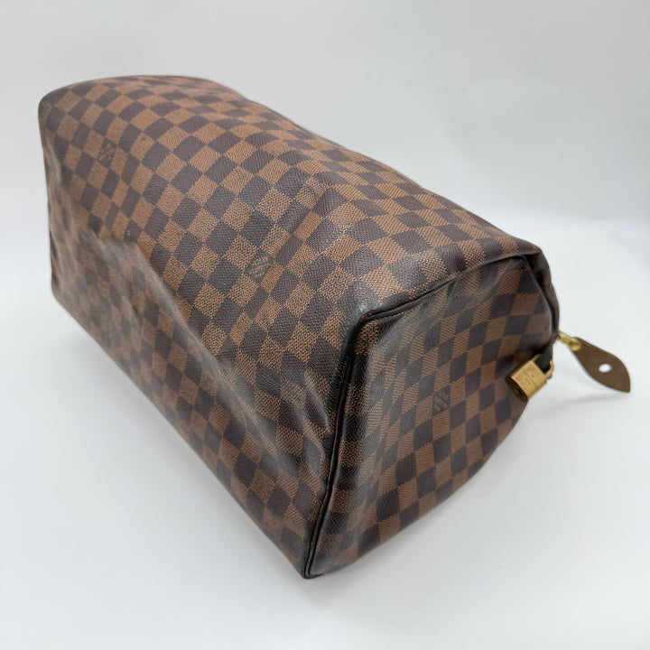 Louis Vuitton Speedy 35 Brown Damier Handbag