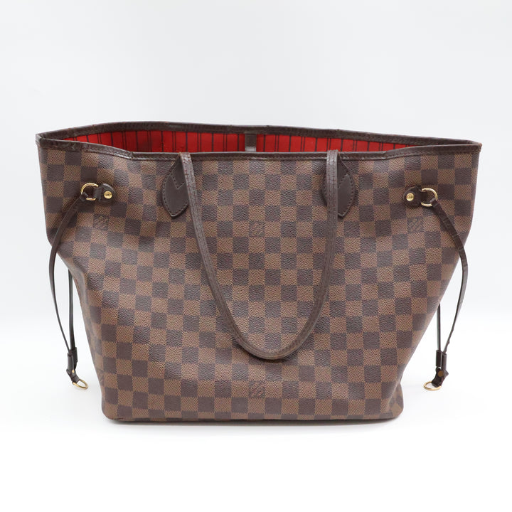 Louis Vuitton Brown Damier Neverfull MM Handbag