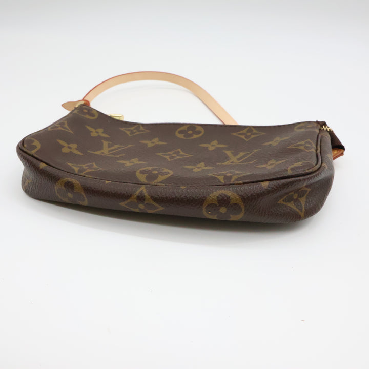 Louis Vuitton Pochette Accessories Brown Monogram Clutch Bag
