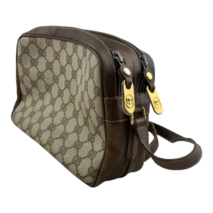 Gucci Supreme Beige Crossbody Camera Bag