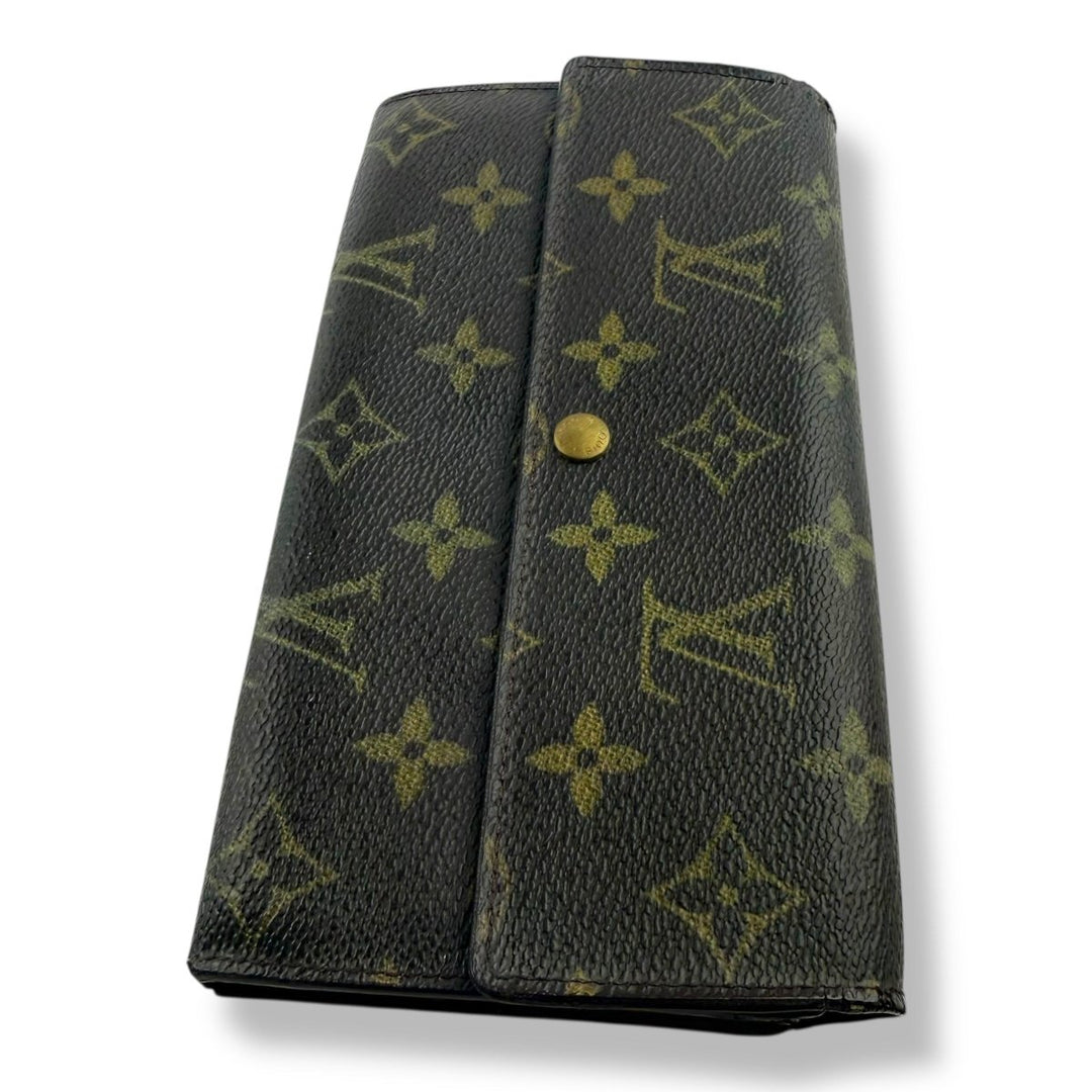 Louis Vuitton Sarah Brown Monogram Femme Wallet