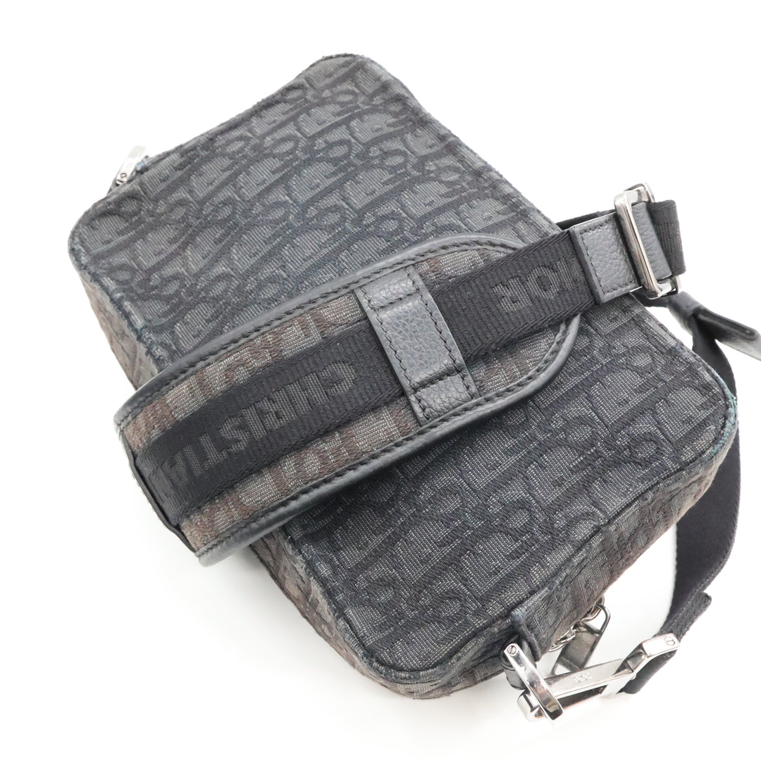 Dior Black Safari Messenger Crossbody Bag