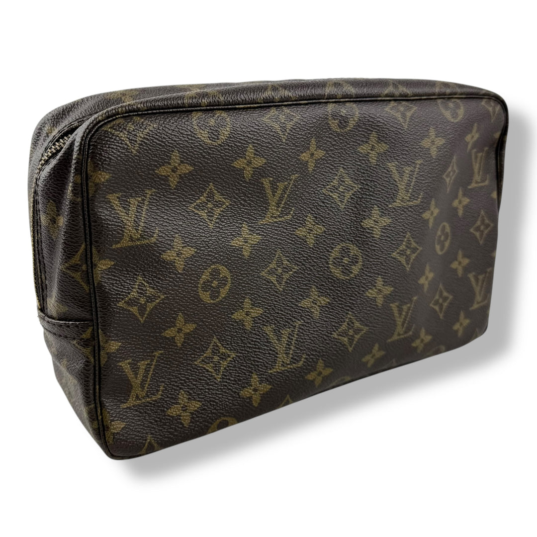 Louis Vuitton True Trousse 28 Brown Monogram Toiletry Pouch
