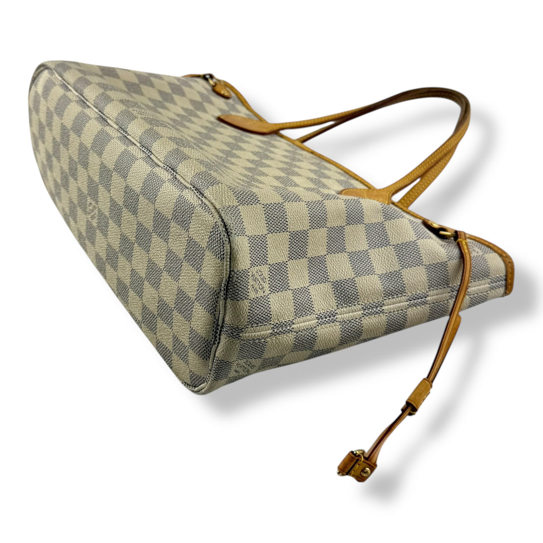 Louis Vuitton Damier Azur Neverfull PM Handbag