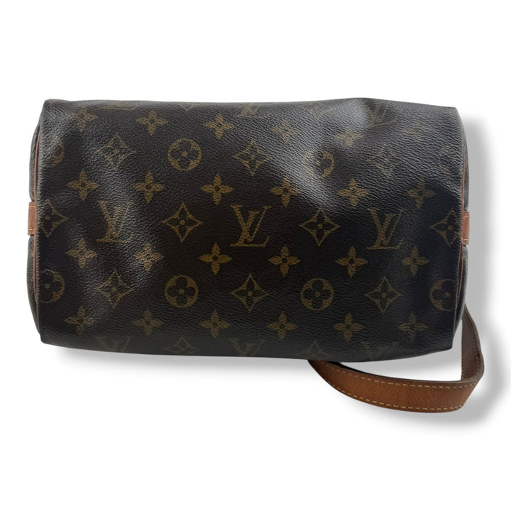 Louis Vuitton Brown Monogram Speedy Bandouliere 25 Handbag
