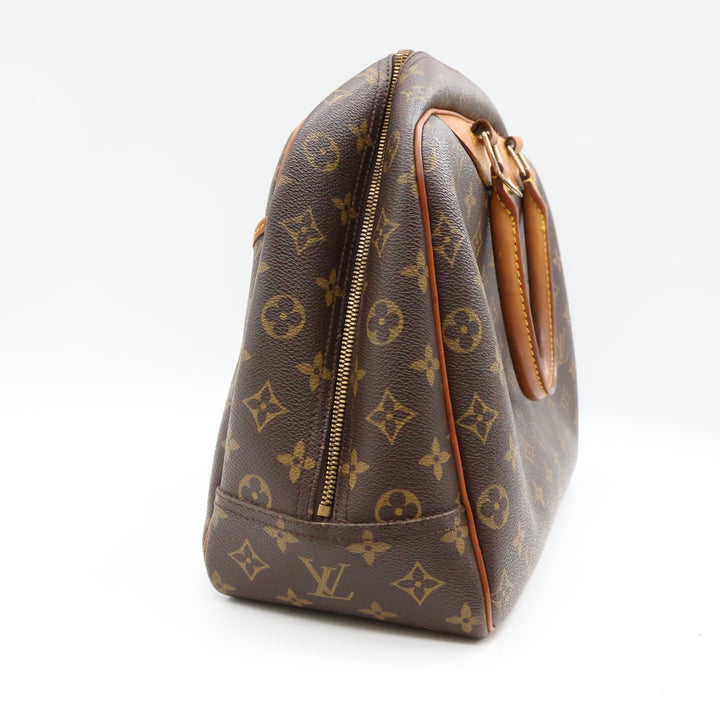 Louis Vuitton Brown Monogram Deauville Handbag