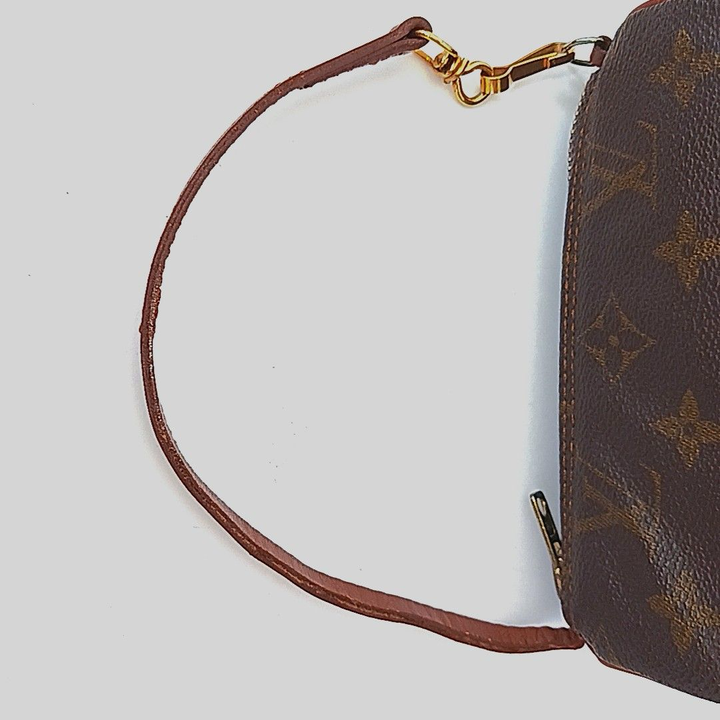 Louis Vuitton Vintage Brown Monogram Mini Papillon Pouch