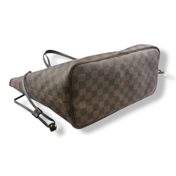 Louis Vuitton Brown Damier Neverfull MM Handbag