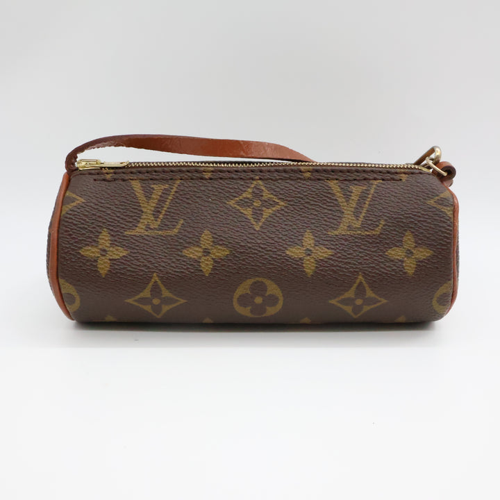Louis Vuitton Vintage Brown Monogram Mini Papillon Pouch