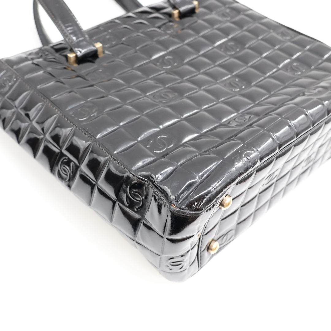 CHANEL Chocolate Bar Tote Bag Matelassé