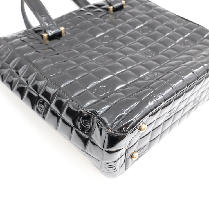 CHANEL Chocolate Bar Tote Bag Matelassé