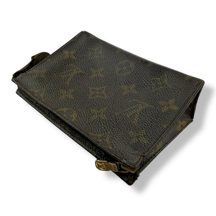 Louis Vuitton Brown Monogram Toiletry Pouch 15 Bag
