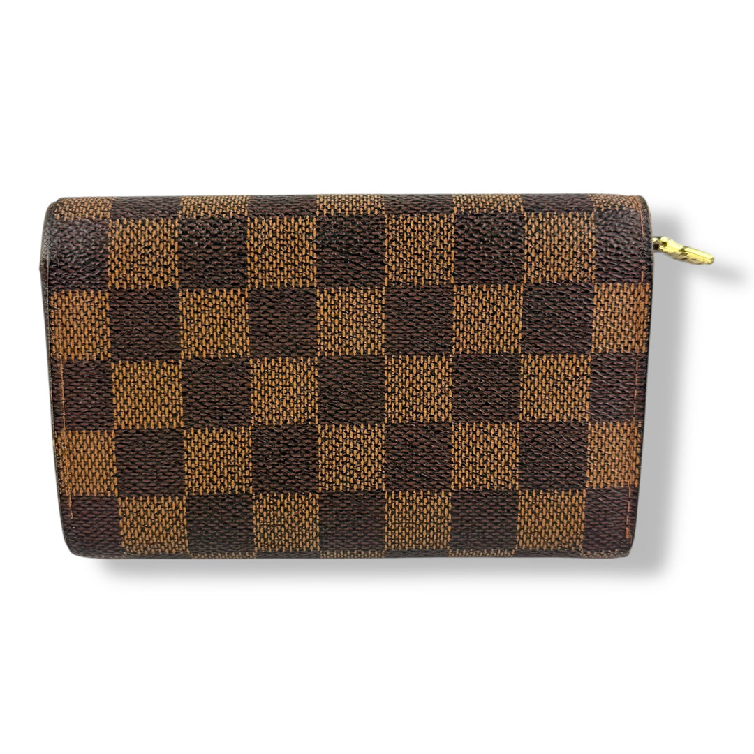 Louis Vuitton Brown Damier Compact Zippy Wallet