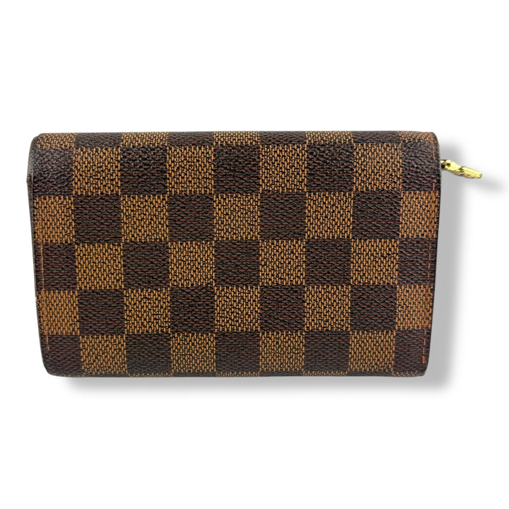 Louis Vuitton Brown Damier Compact Zippy Wallet