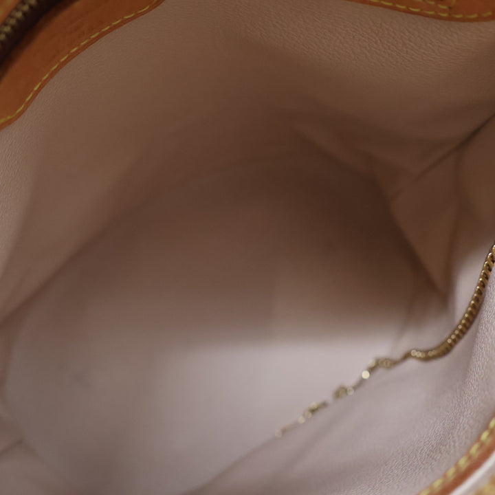 Louis Vuitton PM Bucket Tote Brown Monogram Handbag
