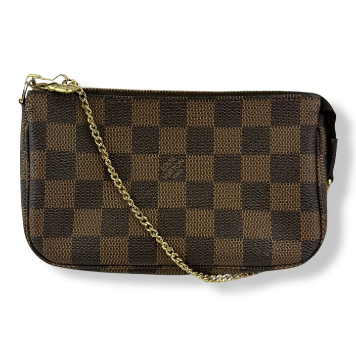 Louis Vuitton Mini Pochette Accessories Damier Ebene