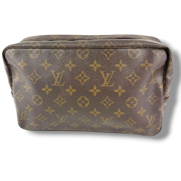 Louis Vuitton True Trousse 28 Brown Monogram Toiletry Pouch